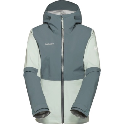 Mammut Дамско водоустойчиво яке Mammut Women's Linard Guide Hardshell Hooded Jacket Waterproof jacket - Silver Sage / Strata (102-4975-0513)