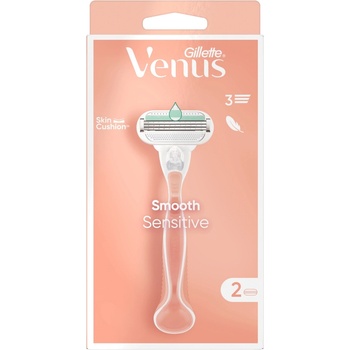 Gillette Самобръсначка Venus Smooth Sensitive Ping (2 глави)