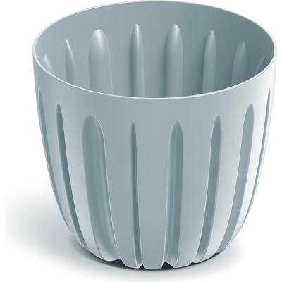 Prosperplast Plastový kvetináč WARIOS svetlo šedý, 13,8 cm