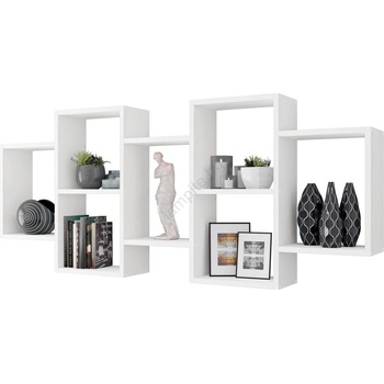 Image 1 of Mirjan24 Етажерка TRIO 65x161 см бял (MJ0064)