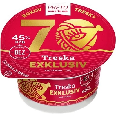 Preto Ryba Žilina Treska exklusiv 140 g – Zbozi.Blesk.cz