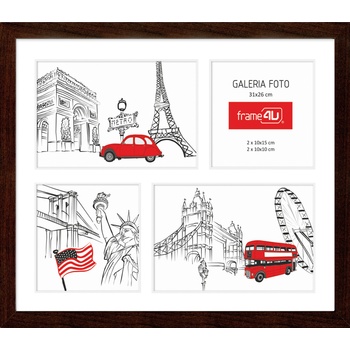 STYLER Рамка за снимки Japan 26 x 31 см тъмнокафява (RA-13205)