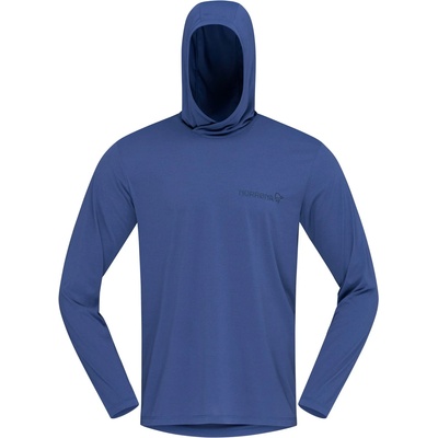 Norrøna Мъжка спортна тениска Norrøna Femund Tech Hood Sport shirt - Vintage Indigo - размер L (216-8321-0313)