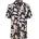 HUGO BOSS Риза с къс ръкав Boss Mens BOSS Bodywear Beach Patterned Short Sleeve Shirt - Black