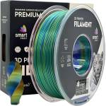 Smart Print FG-S116-E1, 3D нишка, PLA Silk, 1, 75mm, 1000g, Tri Color, Многоцветен (Червен, Син, Зелен) (FG-S116-E1)