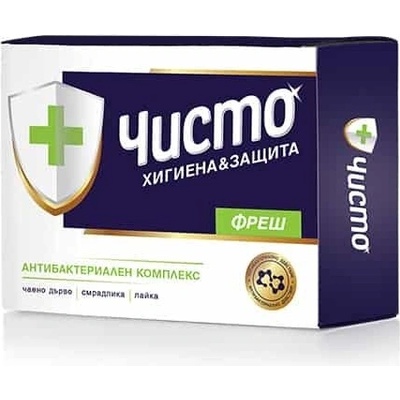 Чисто Сапун с антибактериален комплекс ЧИСТО ФРЕШ 90 г (ч-2060-000118_1)