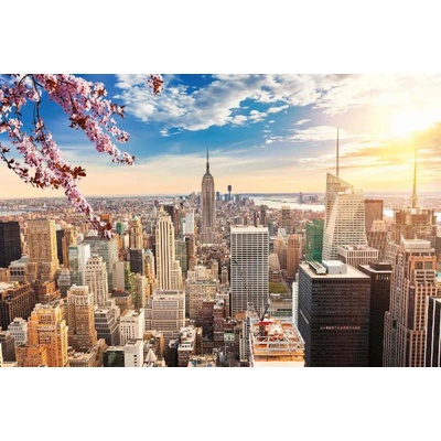 Dimex MS-5-2975 Vliesová fototapeta Manhattan při západu slunce rozměry 375 x 250 cm