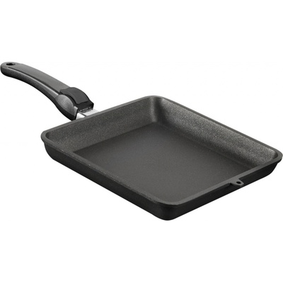 SKK Profesionální titanová pánvička Titanium Durit Indukce hladká odnímatelná ručka 24 x 24 cm