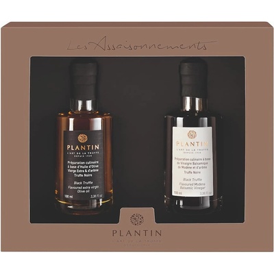 PLANTIN Подаръчен комплект OIL & VINEGAR, зехтин екстра върджин & балсамов оцет, 2 x 100 ml, PLANTIN (PLA3237850002268)