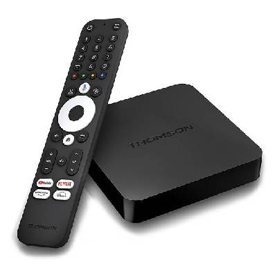 THOMSON android box 240G/ 4K Ultra HD/ H.265/HEVC/ HDR10/ NETFLIX/ HBO/ Disney+/ HDMI/ USB/ LAN/ Wi-Fi/ BT/ Android TV12