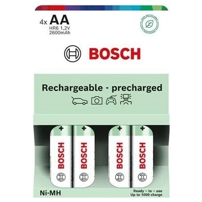 Bosch HR6B4P2600/00 AA 2600mAh Ni-MH Ready to Use 4 ks 444295