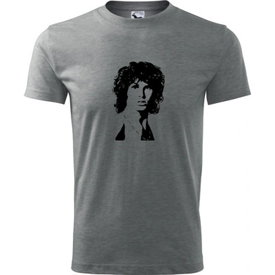 Tričko Jim Morrison šedé