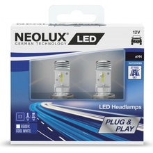 Neolux H4 P43t 12V 12/12W LED 6500K Cool White 2 ks