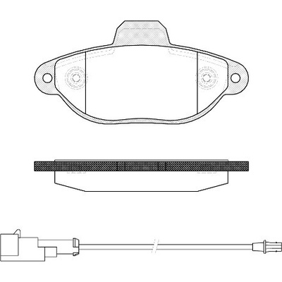 Sada brzdových platničiek kotúčovej brzdy REMSA 0414.22