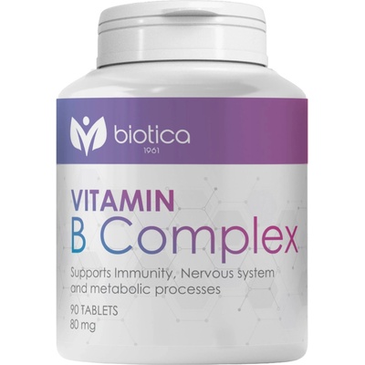 Biotica 1961 Vitamin B Complex, 80 mg, 90 таблетки, Biotica 1961
