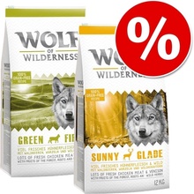 Wolf of Wilderness Adult Mix Adult Jehněčí & kachna 2 x 12 kg