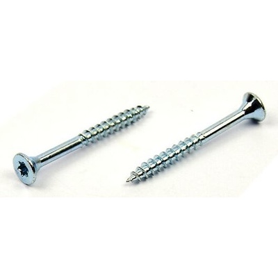 Univerzální vrut do dřeva 4x50/30 TORX zinek bílý, částečný závit