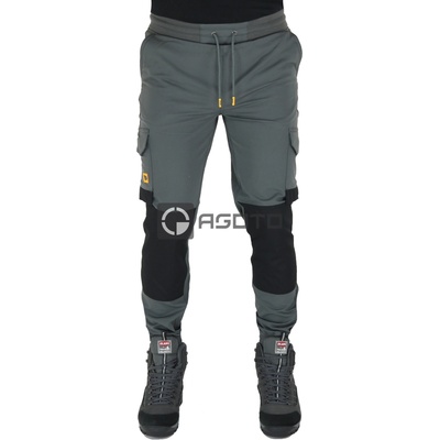 JCB jogger 4 Way Stretch pánské kalhoty s maximální flexibilitou šedé