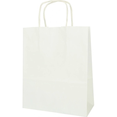Dárková taška Tinta Unita White Kraft 220 x 100 x 270 mm