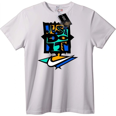NOONEBRAND Тениска Nike Just Do It цветна - 4XL, Black