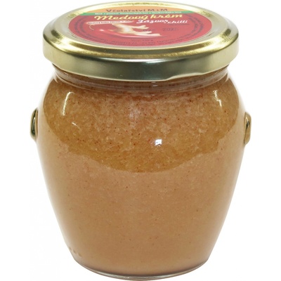 Včelařství M+M medový krém s chilli a zázvorem 250 g