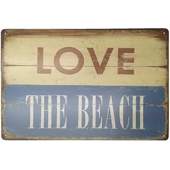Ceduľa Love The Beach