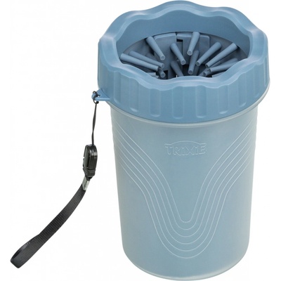 Trixie Tlapkomyčka M-L silikon/plast modrá