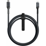 Nomad Здрав кабел с въжена оплетка за устройства с Lightning порт (150 см) - Nomad Rugged USB-C to Lightning Cable (черен) (NM01912B00)