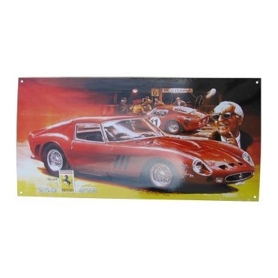 Smaltované cedule, Ferrari 250 GTO, 60x30 cm