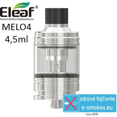 iSmoka-Eleaf Clearomizer Melo 4 Silver 4,5ml