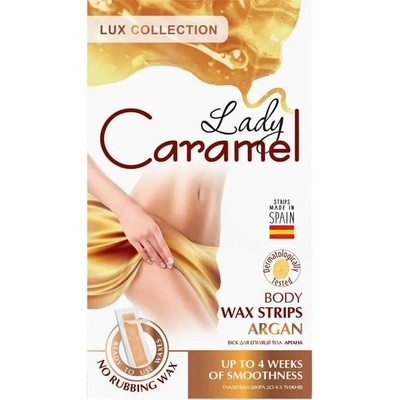 Lady Caramel Voskové depilační pásky na tělo 16 ks