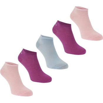 Slazenger Дамски чорапи Slazenger Trainer Socks 5 Pack Ladies - Bright Asst