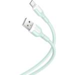 XO NB212 USB кабел за данни - Type-C, 100 см, СВЕТЛОЗЕЛЕН (XO-NB212)
