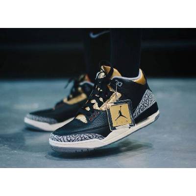 Jordan 3 Retro Black Cement Gold (CK9246-067)
