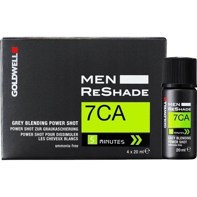 Goldwell Men Reshade 6CA - tmavá popolavá blond 4 x 20 ml