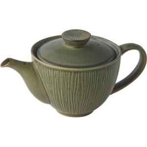 MIJ Чайник с инфузер СЕНЧА 400 ml, зелен, керамика, MIJ (MIJC2660)