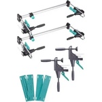 wolfcraft Комплект стяги дърводелска за монтаж на врата wolfcraft pro 600-1000 мм (3676000)