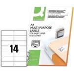 Q-Connect Universal labels Q-CONNECT, 105x42, 3mm, straight, white 100 pcs