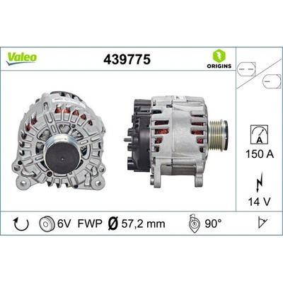 VALEO Alternátor VALEO 439775