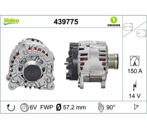 VALEO Alternátor VALEO 439775