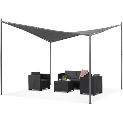 Garden Point Mallorca 3,5 x 3,5 m antracit GAP561