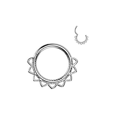 Šperky4U Ocelový kruh - helix / cartilage / septum piercing - SG126-ST