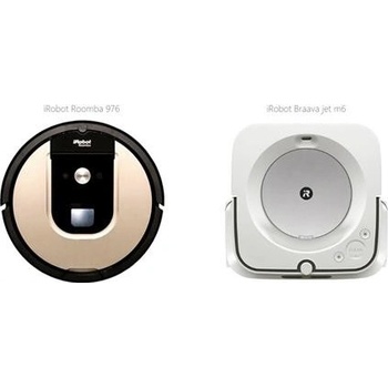 Set iRobot Roomba 976 a Braava jet m6