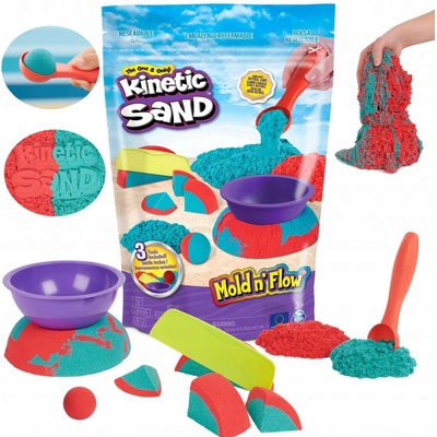 SPIN MASTER Kinetic Sand modelovací sada tekutý písek 680g s nástroji – Zbozi.Blesk.cz