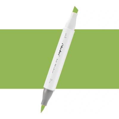 Lihová fixa OHUHU oboustranná Brush & Chisel, Petits Pois (GY8)
