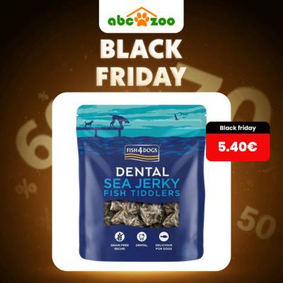 FISH4DOGS Dental Sea Jerky Fish Tiddlers 115 g