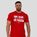GymBeam Тениска One Team Red M