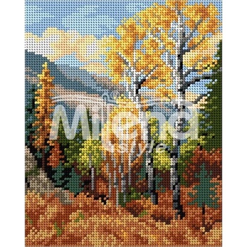 Milena Style Есенна гора - гоблен със схема