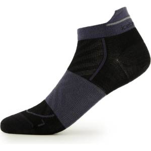 Icebreaker Дамски чорапи за бягане Icebreaker Women's Merino Run+ Ultralight Micro Running socks - Black / Graphite - размер 35-37 (EU) (201-8167-0111)