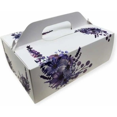 Svatební krabička výslužková Lila 26x18x9,5 cm – Zboží Dáma